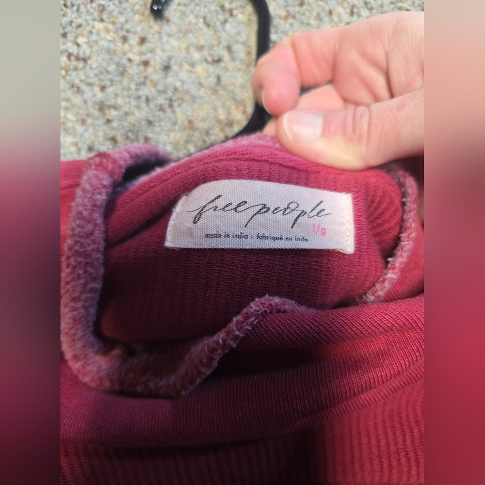 Free People Cowl Neck Sweatshirt - Picture 3 of 4